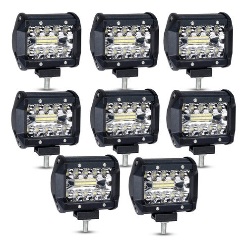 MS 20 LED Bar Light Kit - 8 Units Auxiliary Vehicle Accessory 0