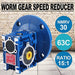 1pc Nmrv030 Worm Gear Speed Reducer Ratio 15: 1 Unidad 2