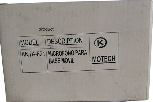 Motech Anta-821 Microphone for Radios - Brand New and Unopened 1