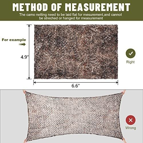 Aimdorarchery Hunting Netting Dry Grass Camouflage Netting Desert Camo Net 2x3m 5