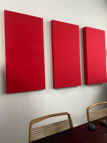 Acoustic Panel Indigo Upholstered 100x50x5.5 cm - Sound Absorbing Panel 3