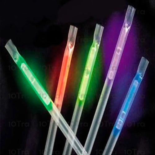 Centaled 20 LED Luminescent Glasses with Neon Straws for 15th Birthday Events 1