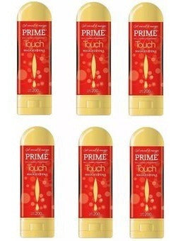 Prime Intimate Gel Touch 200 ML - Massages and Lubricant (Pack of 6) 2