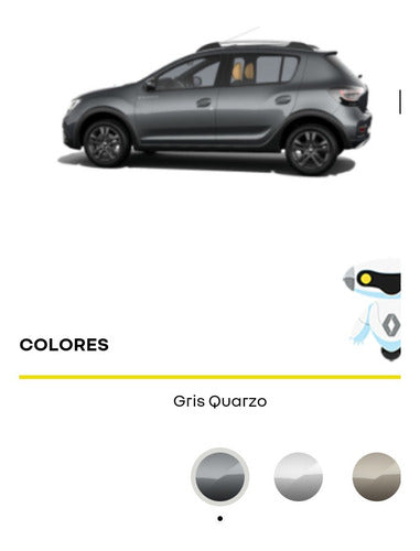 Color De Retoque Renault Gris Quarzo Sandero Alaskan Kangoo 1