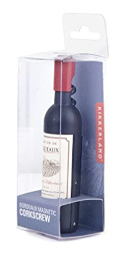 Kikkerland Magnetic Wine Bottle Sacacorchos Negro 4