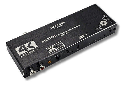 AMITOSAI MTS-SWXTSP42 4x2 HDMI Switch Splitter 4K HDR ARC 0