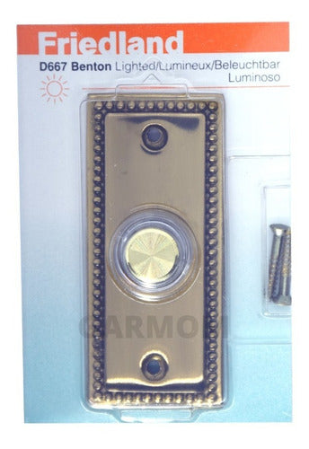 Friedland Pulsador Luminoso Para Timbre D667 0