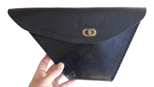 Handmade Leather Saddlebag Pouch Zanella Ceccato 150 Coffee 6