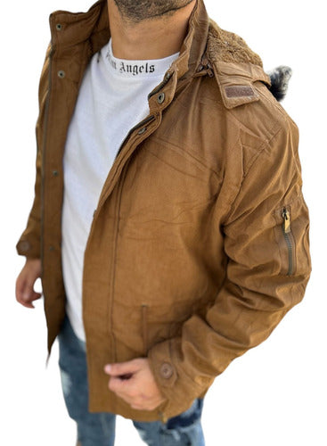 Imported Sherpa-Lined Parka Overcoat Jacket with Detachable Hood 8