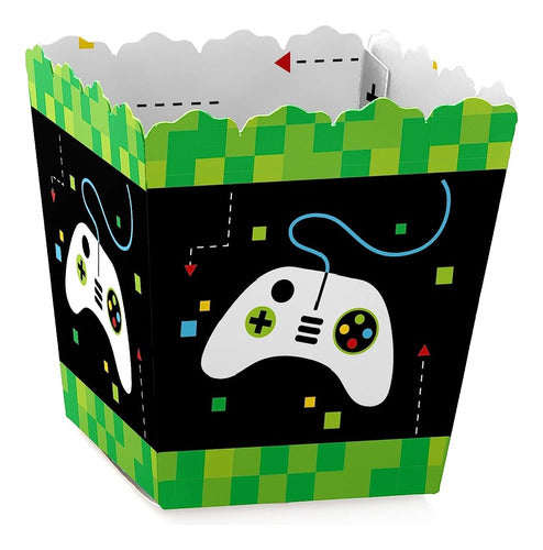 Game Zone - Party Mini Favor Boxes - Pixel Video Game Party 0