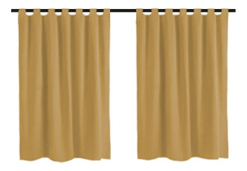 Kitchen Microfiber Short Curtain Set of 2 Panels 1.20x1.20m Each 41