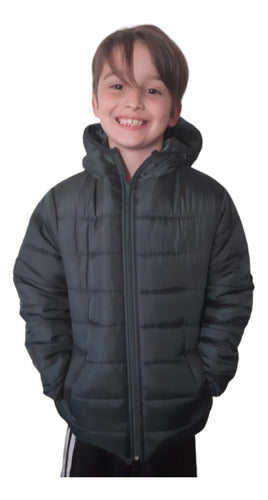 Kids' Navy Blue Inflatable Jacket School Sizes 4 to 16 30