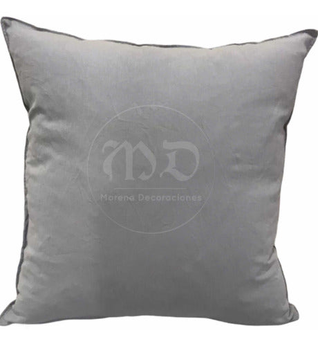 Decorative Tusor Pillow Cover 40x40 Sewn Reinforced Zipper 17