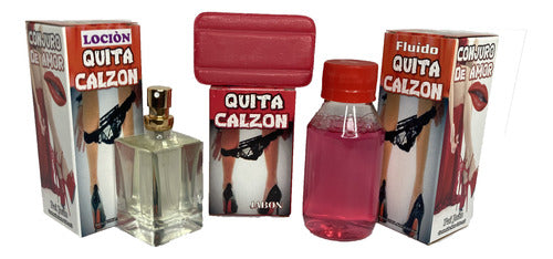 Combo Fluido Jabon Aroma Atomizador Quita Calzon Pai Joao 0