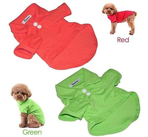 4 Piezas De Ropa Para Mascota Reymas Perro Cachorro Polo Rop 1