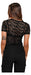 Clothing Basics Remera M/corta De Encaje Elastizada Mujer Lucie 1