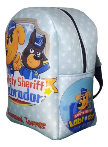 Personalized Sheriff Labrador Garden Set with Premium Backpack 5