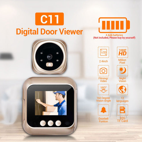 Cc Para Câmera De Campainha 1080p Home Smart Doorbell 3