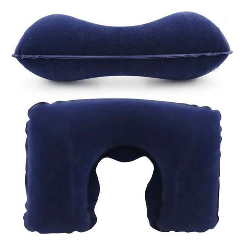 Genérica Travel Set Inflatable Pillow + Eye Mask + Earplugs 5