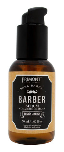 Kit Primont Barber Shampoo Cera Acondicionador Serum 6c 4