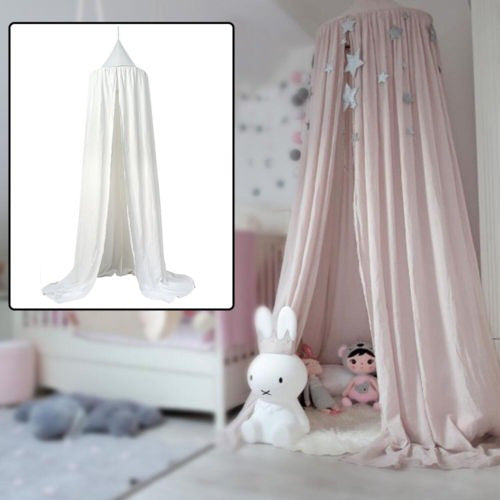 Princess Canopy Bed Cotton Mosquito Ropa De Cama Para Bebés 3