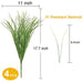 Slanc Artificial Grass Plants Faux Shrubs Artificial Bushes 2