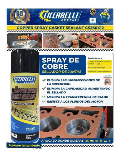 CICCARELLI Cooper Gasket Copper Spray Cylinder Head Gasket Sealer 0