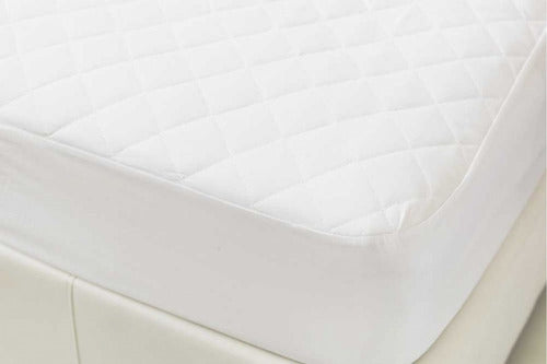 Quilted Fitted Mattress Protector Cover 160x200 Queen Size 5