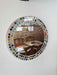 Kien Mas Bonito Promo! Circular Mirror with Mosaic Tiles, 50cm Diameter 0