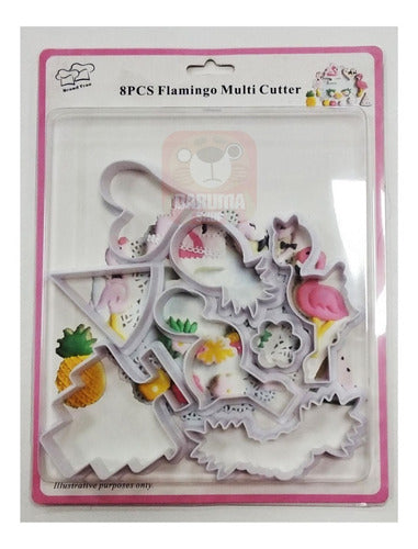 Bread Tree Flamingo Cutter Molds - 8 Pieces 0