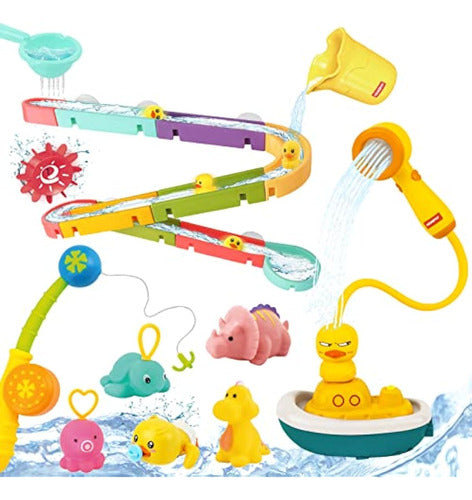 Hengphy - Bath Toy Set, 39 Pieces of Bath Fun 0