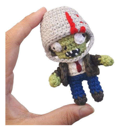 Pipelino Zombie Plush Toy - Plants Vs Zombies Amigurumi 0