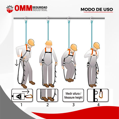 Máximo Esfuerzo Anti Trauma Device for Work at Heights 3