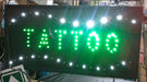 Cartel Led Tattoo 50 X 25 Cm. Nacional 4