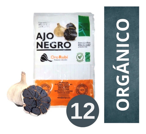 Oro Rubi Organic Black Garlic X 12 Un - Double 0