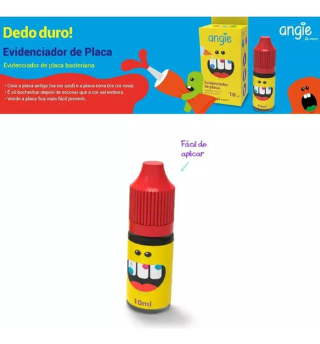 Evidenciador De Placa Bacteriana - Infantil - 10 Ml - Angie 5