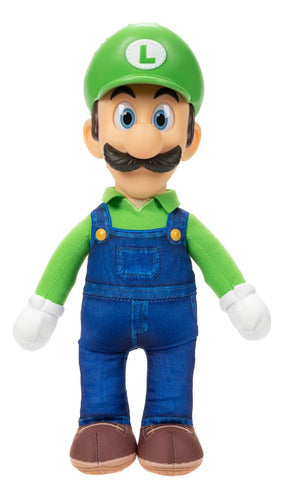 Jakks Luigi Super Mario Bros The Movie Poseable Plush 1