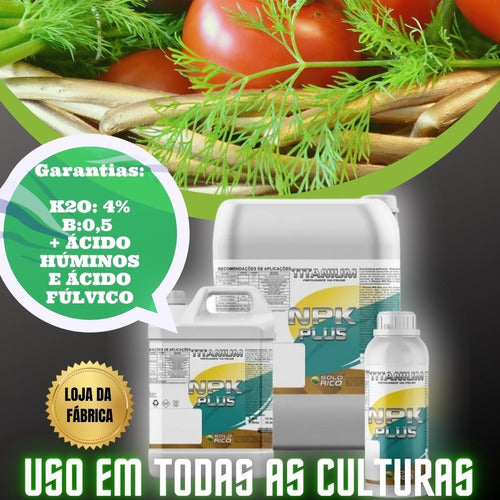 Adubo Fertilizante Npk Plus Titanium Grão Feijão Soja 7 Lt 1