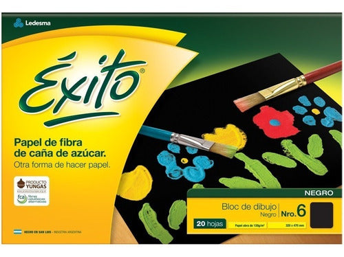 Éxito Black Notebook N6 X20 Sheets School 0