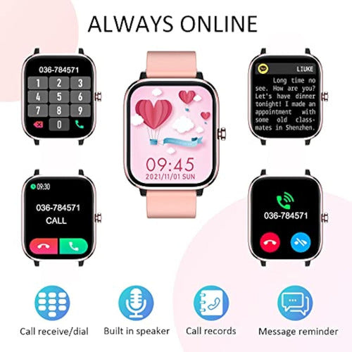 Women's Smartwatch with Call Reception (Bluetooth Dialing) 1