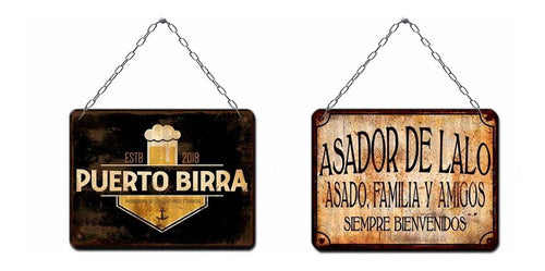 Altachapa! Personalized Metal Sign 59x79cm 3