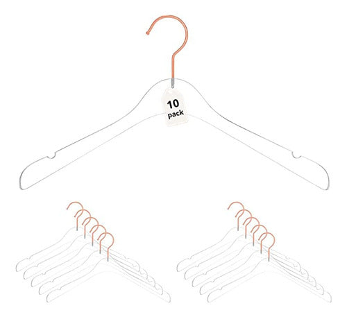 Armoire D'or Acrylic Hangers (Rose Gold) Boutique Plexiglass Hangers 0