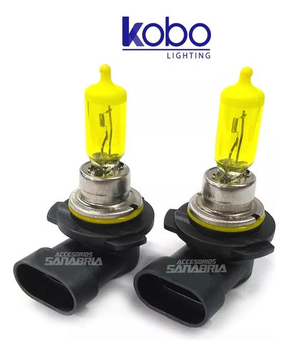 Kobo 9006 / HB4 2800k Yellow Solar Effect Lamps 51W 12V 1