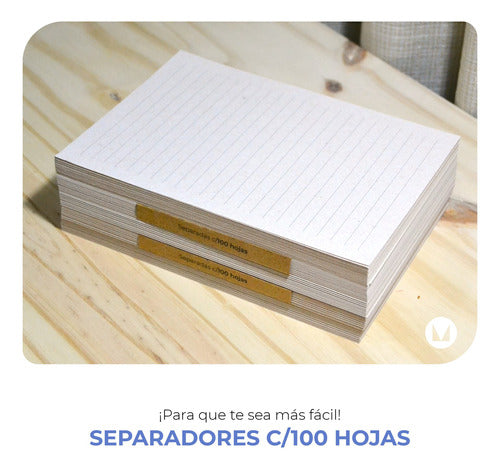 2M Eco-Friendly Ruled Sheets for Ring Binders A4 x 100 Sheets 3