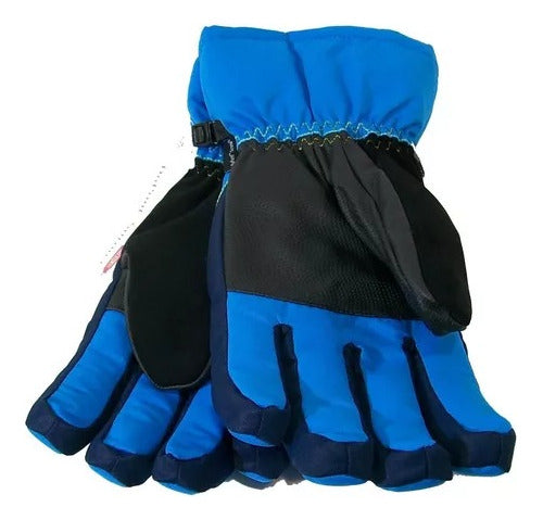 Northland Ski Gloves Men's Waterproof Blue and Black 1