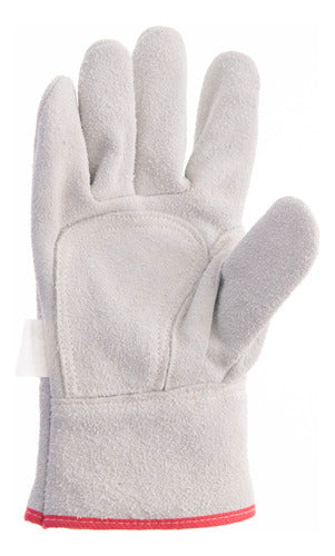 Izel SeH Leather Work Gloves Short Cuff Reinforced Leather 1