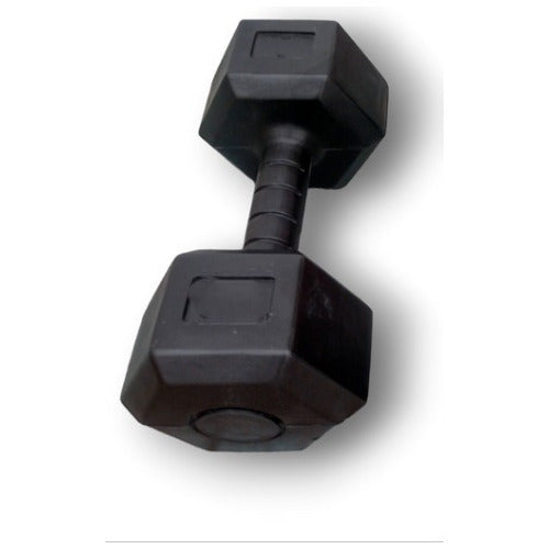 GYM-MAN Hexagonal PVC Filled Dumbbell 9kg - Each Unit 0