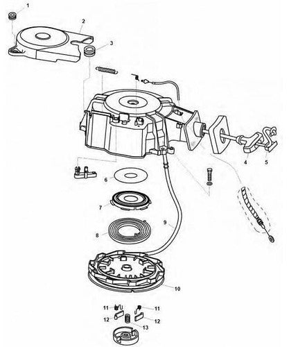 PARSUN Plato Piolero Pasun Tohatsu 4t 9.8 Hp Fuera De Borda 1