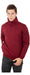 Olegario Men's Fleece Hoodie with Half Zipper 2