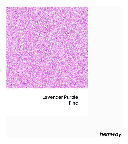 Hemway Lavender Purple Fine Glitter 130g for DIY Decorations 1